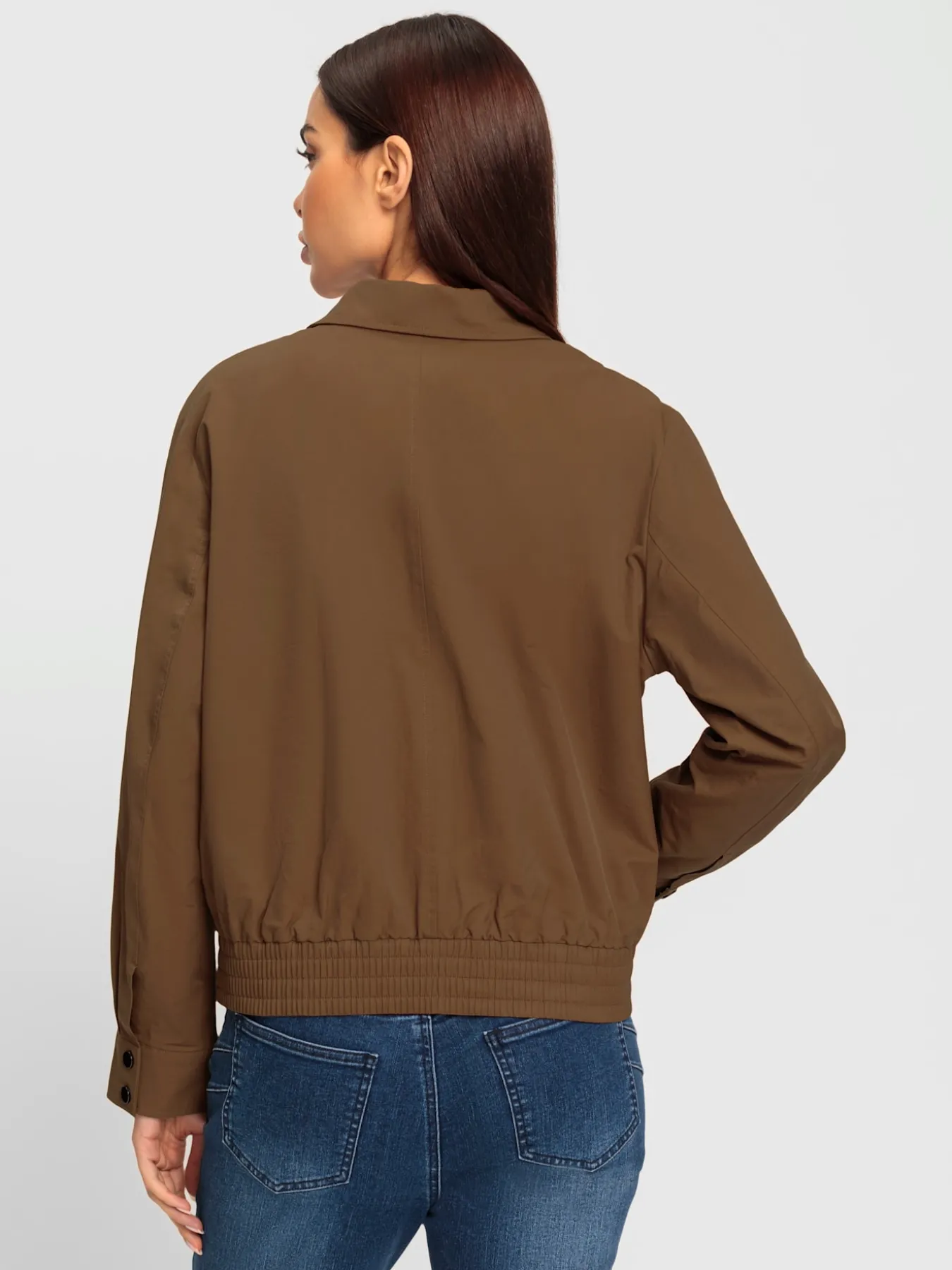 Blouson ourlet élastique flatteur