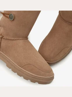 Botte d'hiver bottines d'hiver en cuir de qualité