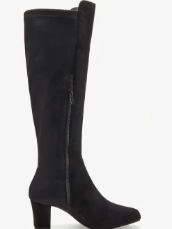 Bottes avec empiècement extensible tendance. hauteur du talon env. 6 cm