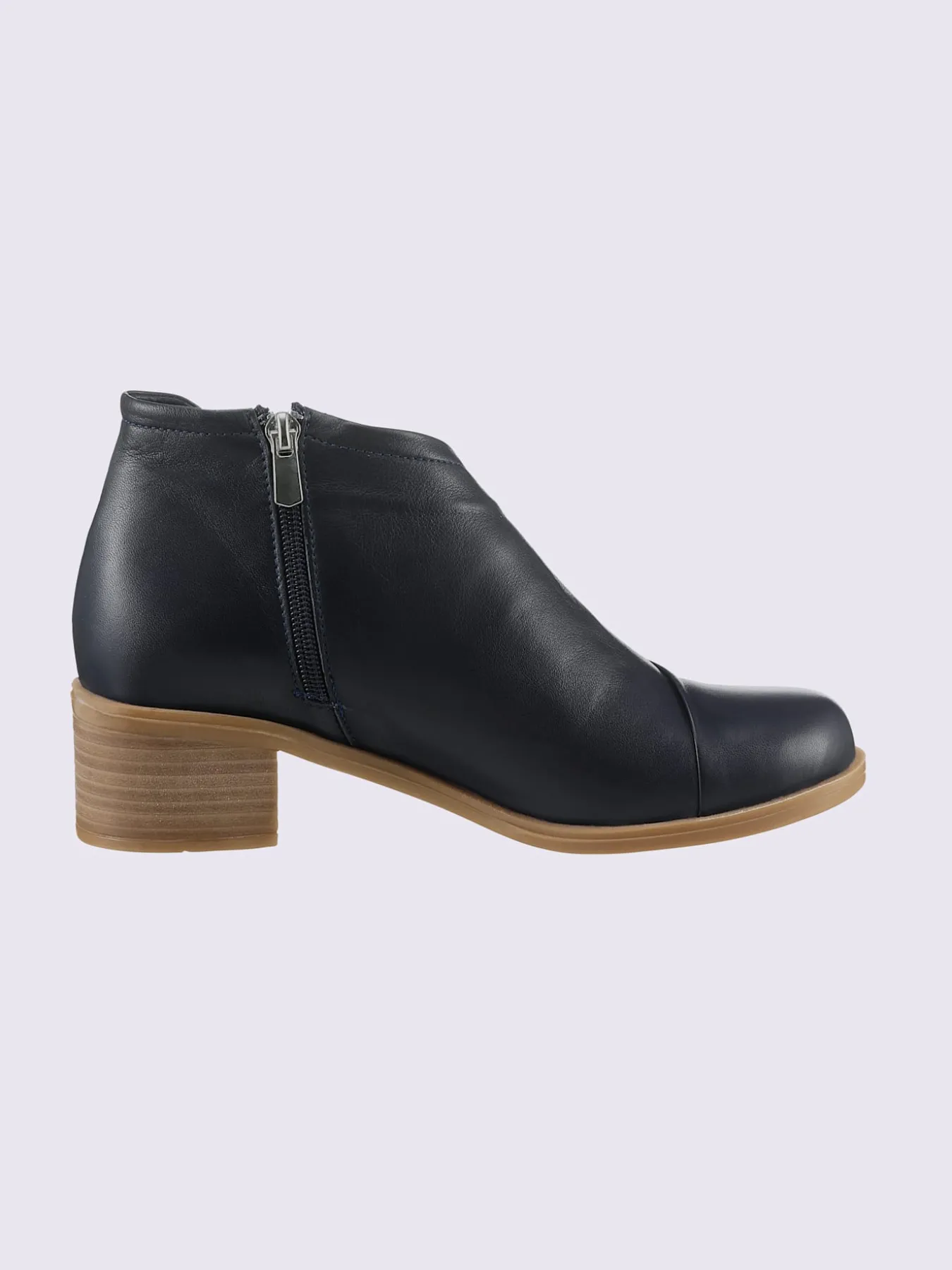 Bottine courte cuir nappa de vache