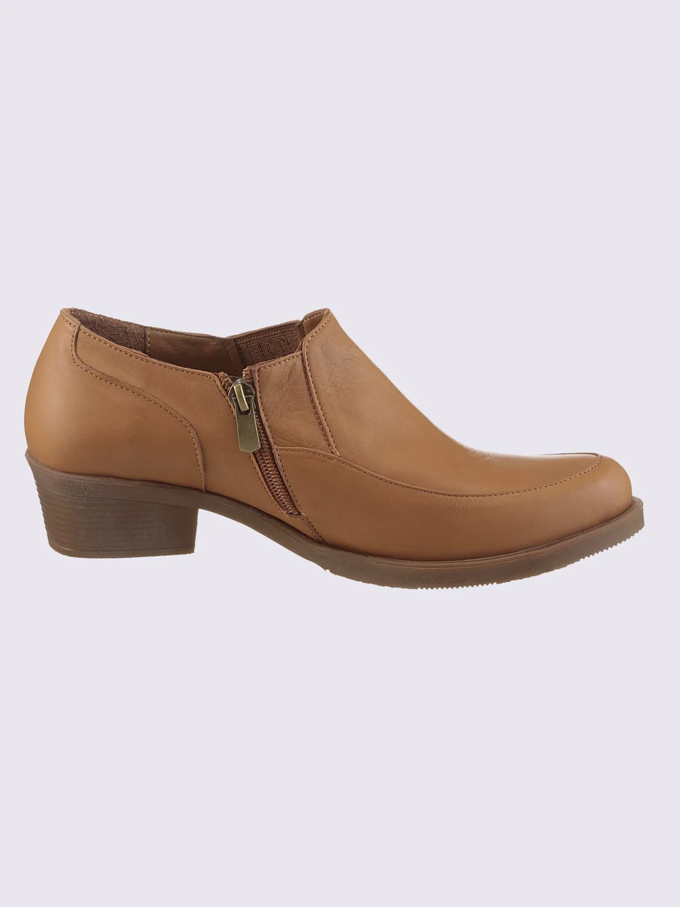 Bottine courte cuir nappa de vache