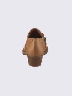 Bottine courte cuir nappa de vache