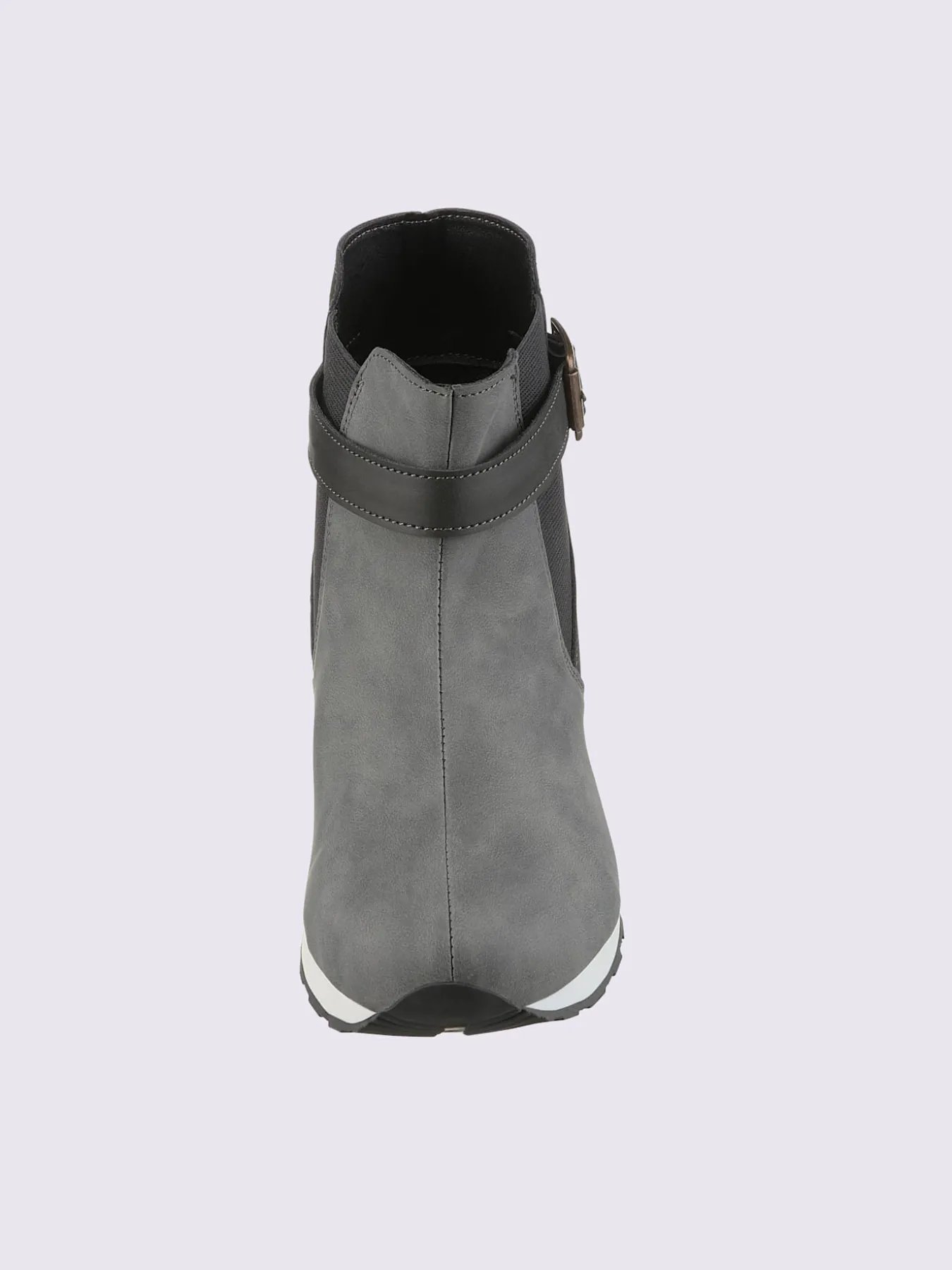 Bottine courte matière synthétique
