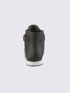 Bottine courte matière synthétique