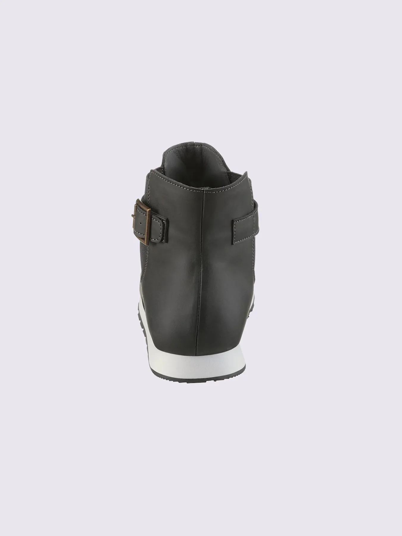 Bottine courte matière synthétique