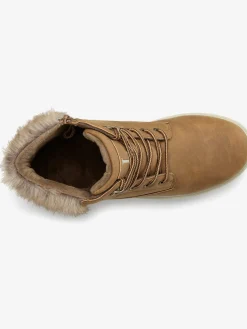 Bottines à lacets avec doublure toute douce