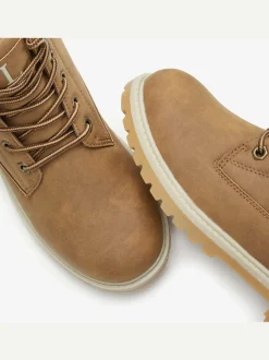 Bottines à lacets avec doublure toute douce
