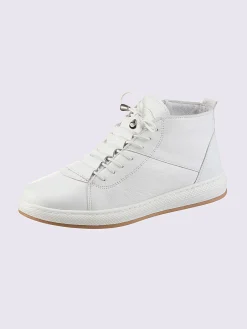 Bottines à lacets cuir nappa de vache