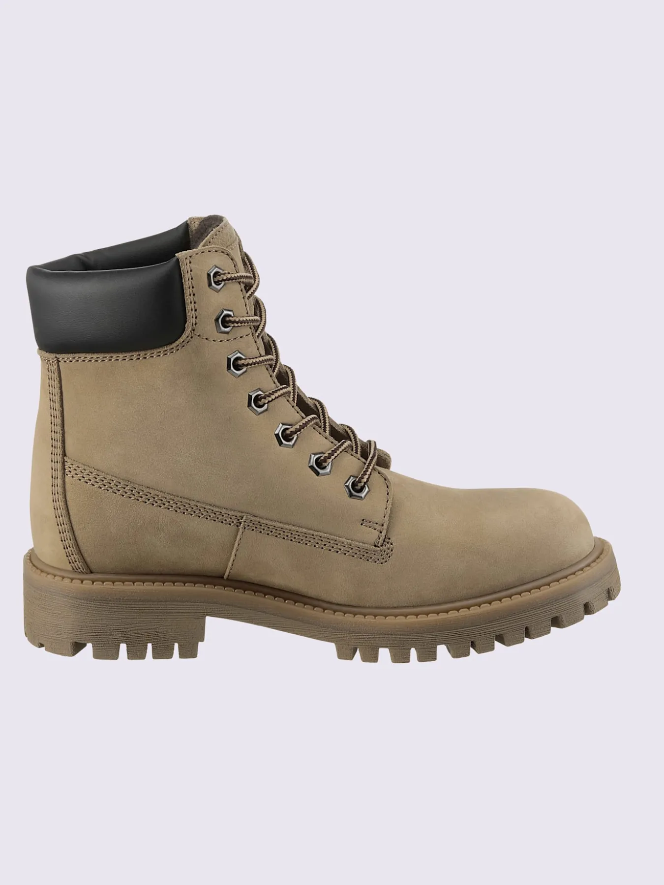 Bottines à lacets cuir vachette
