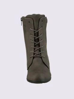 Bottines à lacets matière textile agréable à porter