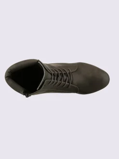Bottines à lacets matière textile agréable à porter