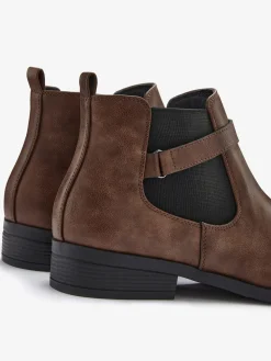 Bottines chelsea empiècement extensible sur le côté pour faciliter l'enfilage