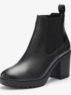 Bottines chelsea jolies bottines d'hiver à talon bottier confortable