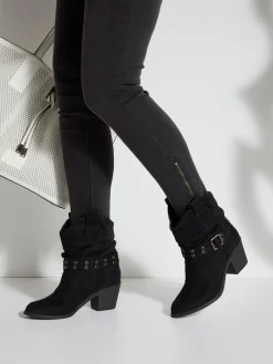 Bottines cowboy bottes western avec bande remplaçable pour un style personnalisé