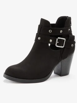 Bottines cowboy boucle décorative tendance