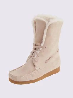 Bottines cuir velours vachette doux