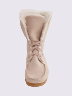 Bottines cuir velours vachette doux