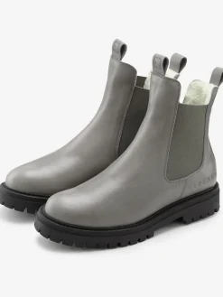 Bottines d'hiver en cuir de qualité avec doublure chaude toute douce