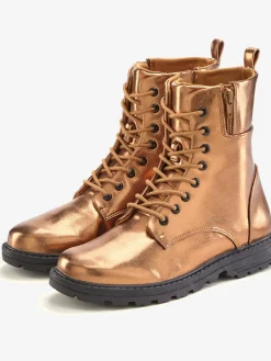 Bottines look métallisé tendance