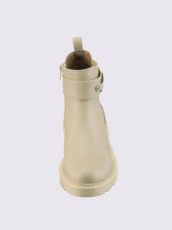 Bottines matière synthétique
