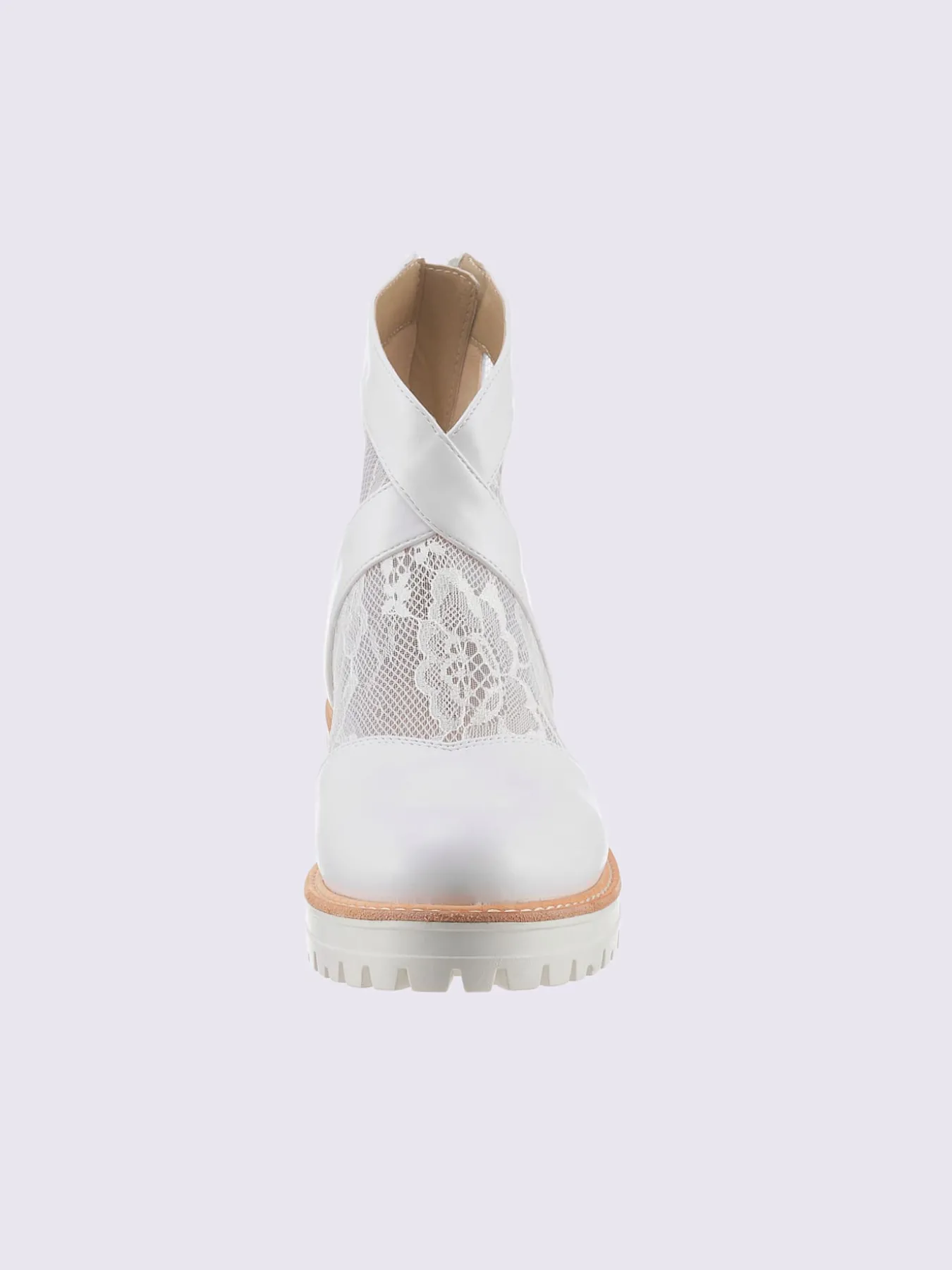 Bottines superbe mélange de matières
