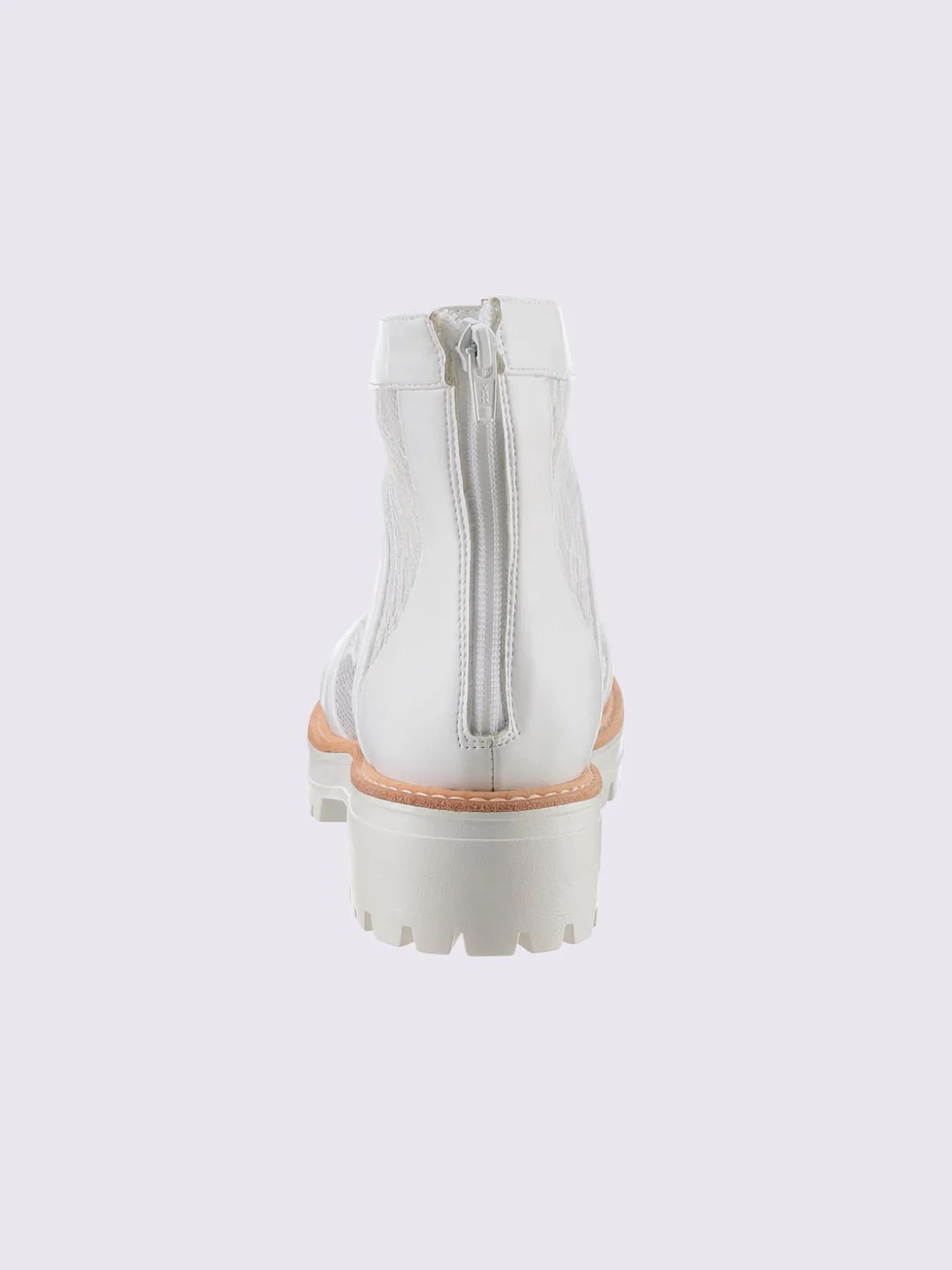 Bottines superbe mélange de matières