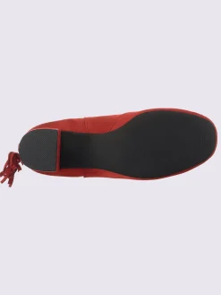 Bottines textile doux en synthétique velours