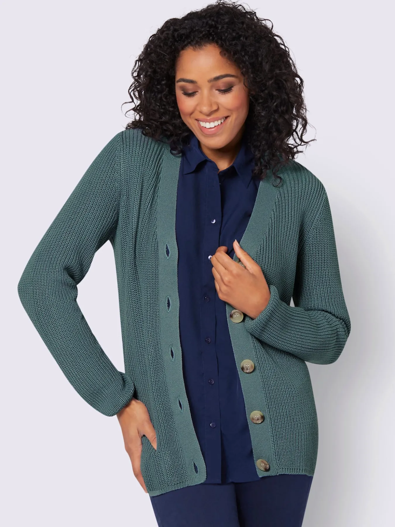 Cardigan 50% coton