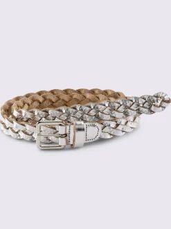Ceinture aspect tressé élégant