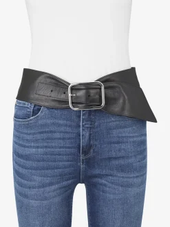 Ceinture boucle métallique décorative