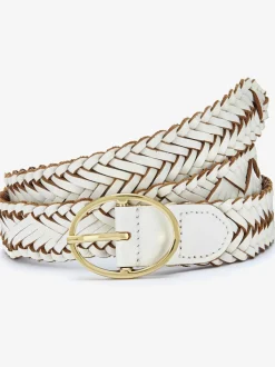 Ceinture en cuir forme personnalisée grâce à l'aspect tressé