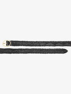 Ceinture en cuir forme personnalisée grâce à l'aspect tressé
