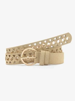 Ceinture hanches découpes tendance et détails dorés