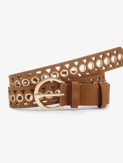 Ceinture hanches découpes tendance et détails dorés