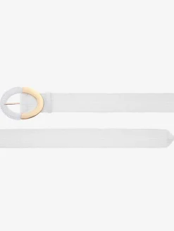 Ceinture élastique avec boucle décorative et détails dorés