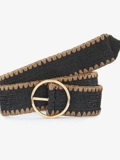 Ceinture élastique avec boucle dorée