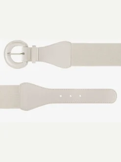 Ceinture élastique avec boucle ton sur ton