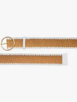 Ceinture élastique avec boucle dorée