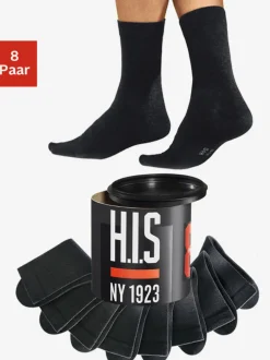 Chaussettes 8 paires de socquettes unisexe dans une boîte