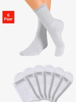 Chaussettes de tennis lot de 6 paires de chaussettes tendance