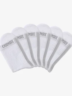Chaussettes de tennis lot de 6 paires de chaussettes tendance