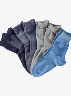 Chaussettes emballage pratique : 7 paires de socquettes en boîte