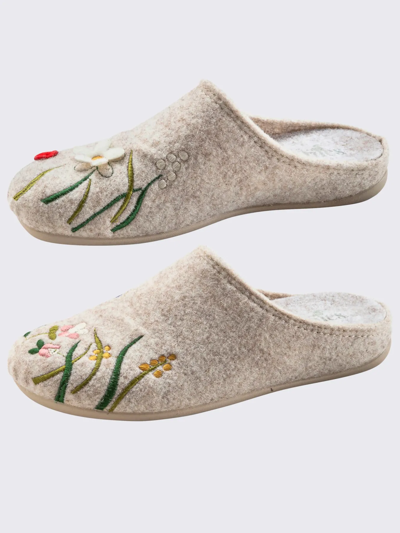 Chaussons feutre doux