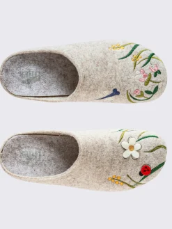 Chaussons feutre doux