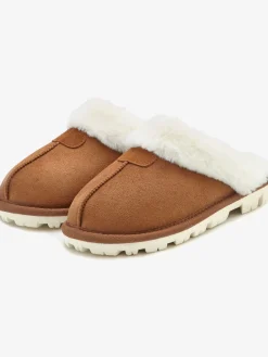 Chaussons très chaudes, imitation fourrure douce