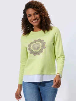 Chemise à manches longues 2 en 1 coupe affinante
