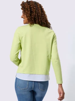 Chemise à manches longues 2 en 1 coupe affinante