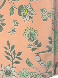 Chemise de nuit fantaisie, imprimé floral