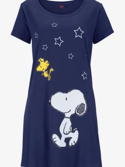 Chemise de nuit large encolure ronde