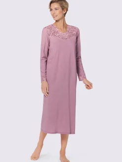 Chemise de nuit longue manches longues